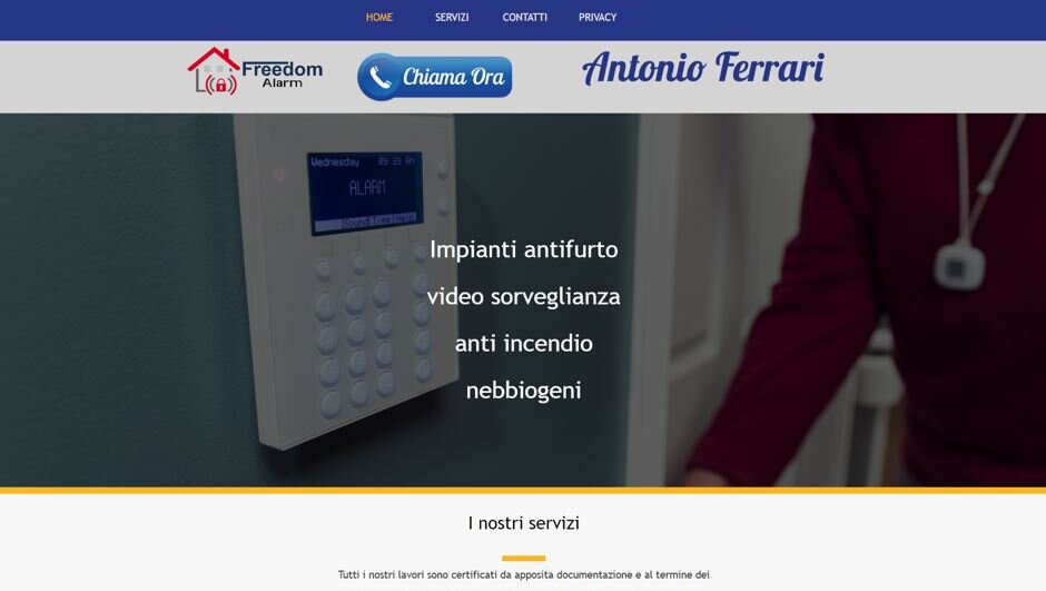 Freedoom alarm fiorano